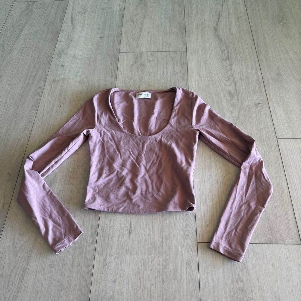 Babaton women’s pink long sleeve top size xs